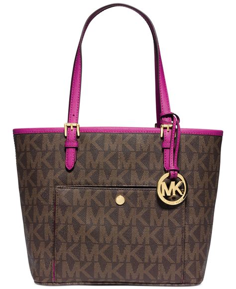 michael kors jet set ns|Jet Set Medium Pocket Tote Bag .